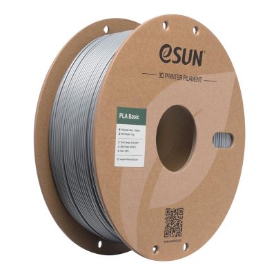 eSUN PLA-Basic 1.75 mm – Ezüst – 3D nyomtató filament (1 kg)