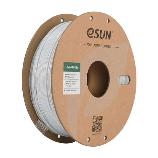 eSUN eMarble PLA 3D nyomtató filament tekercs természetes márvány hatással